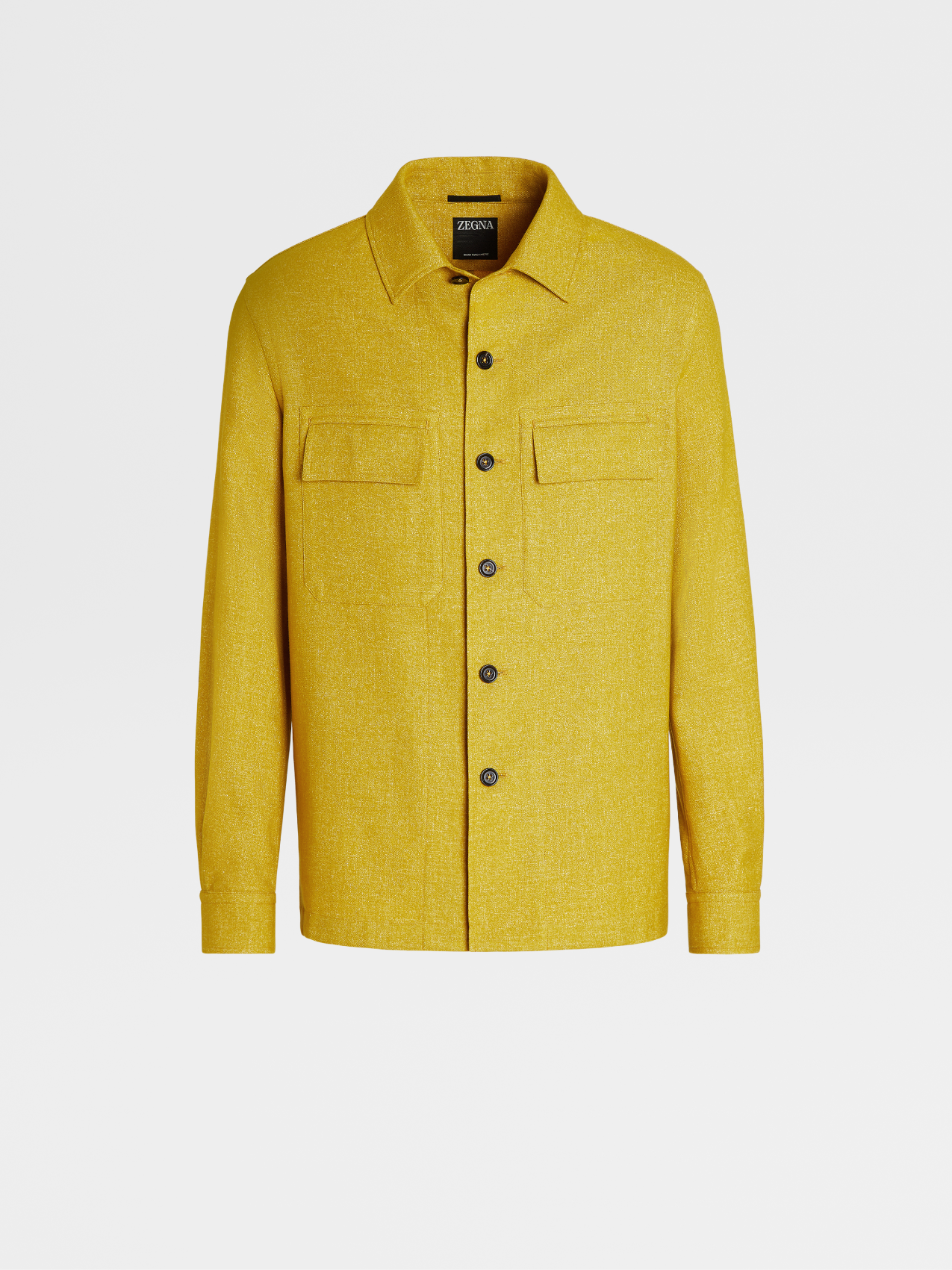 混黄色 Oasi Cashmere 衬衫外套